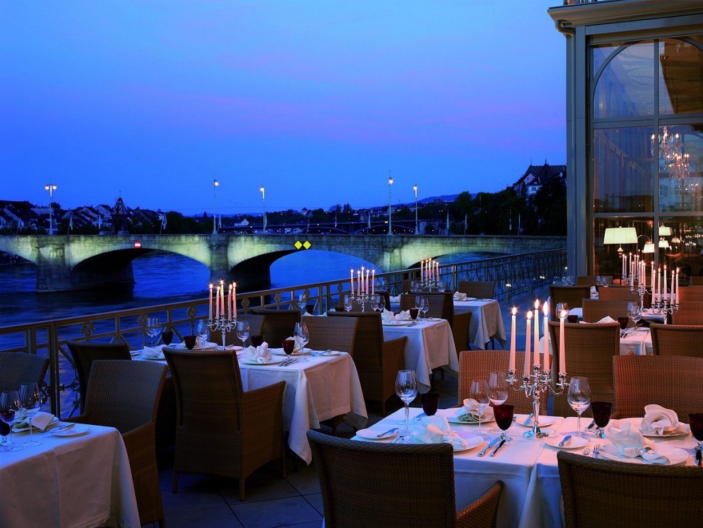 Grand Hotel Les Trois Rois Terrasse Restaurant