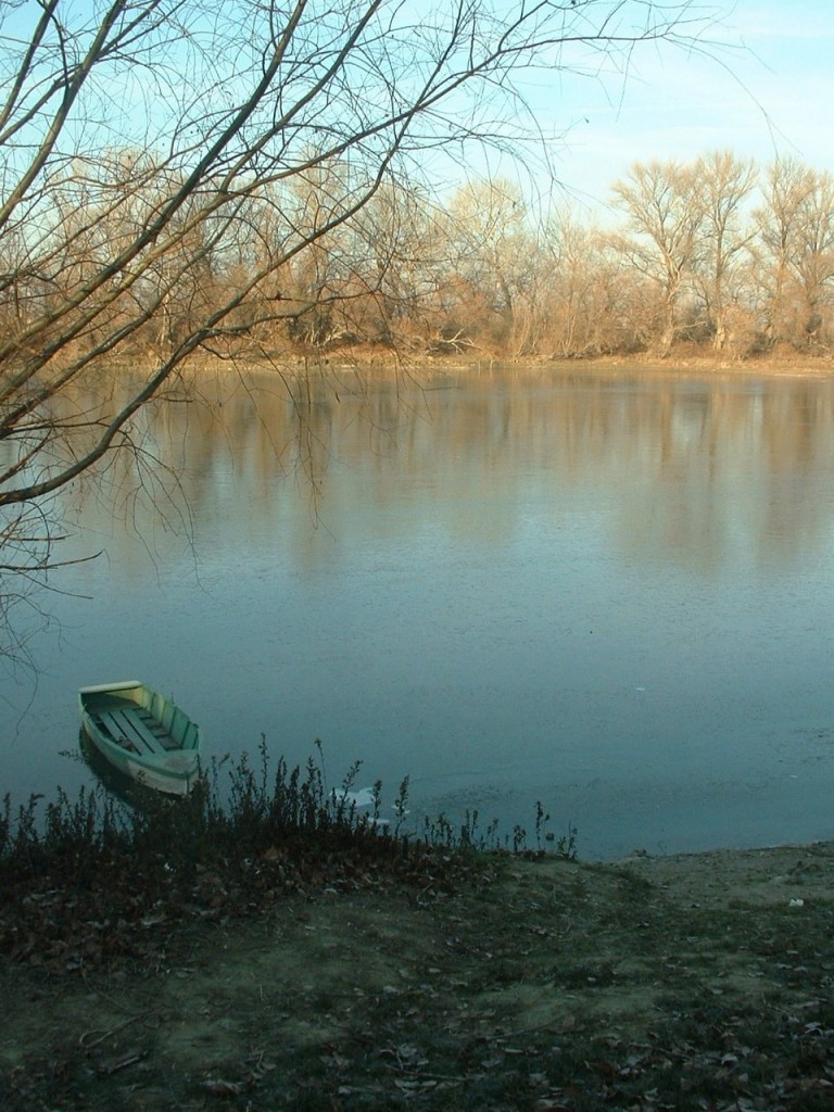 Donauufer in Ungarn - Winter