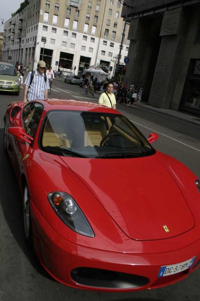 Rote Ferrari